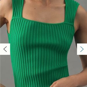 This is a NEW green tank top Maeve by Anthropologie.